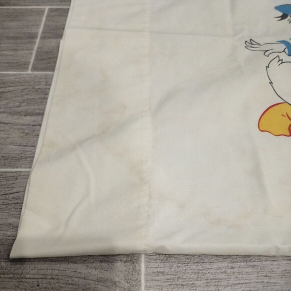 Vintage Disney Mickey Mouse, Donald Duck and Goofy Print Pillow Sham - Picture 13 of 17